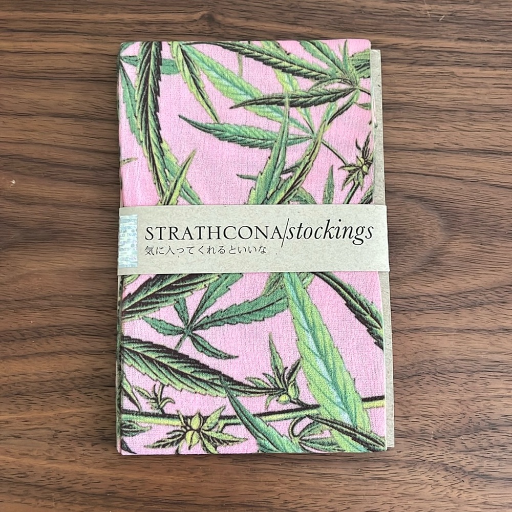 Strathcona “Pink Mary Jane” weed trouser stockings